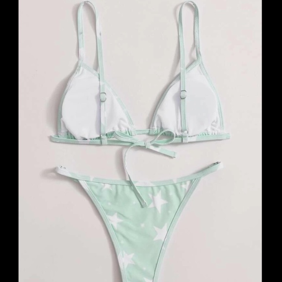 Star triangle bikini swimsuit cheeky swim - Picture 5 of 5